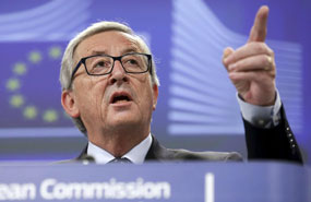 El presidente de la Comisin Europea, Jean-Claude Juncker