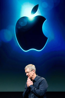 Apple supera por primera vez los 700.000 millones de dlares de capitalizacin en Wall Street