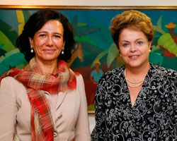 Santander Brasil Botn Dilma Rousseff