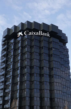 La sede de CaixaBank