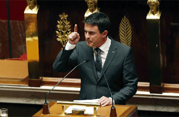 El primer ministro de Francia, Manuel Valls.