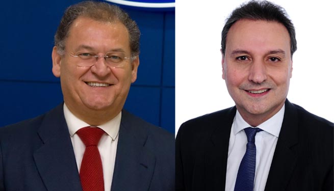 Jos Manuel Machado, presidente de Ford Espaa (izq) y Jess Alonso, nuevo consejero delegado de Ford Espaa