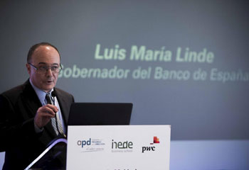El gobernador del BdE, Luis Mara Linde