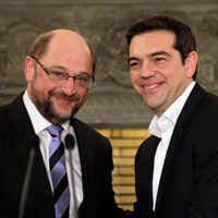 Grecia UE Podemos Syriza Schulz