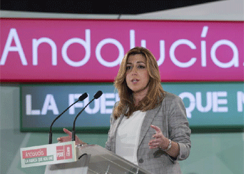 La presidenta de la Junta de Andaluca y secretaria general del PSOE-A, Susana Daz.