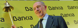 Rodrigo Rato en la OPV de Bankia